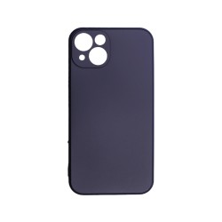 Soft Silicone Case with Camera Shield for Apple iPhone 13 Black